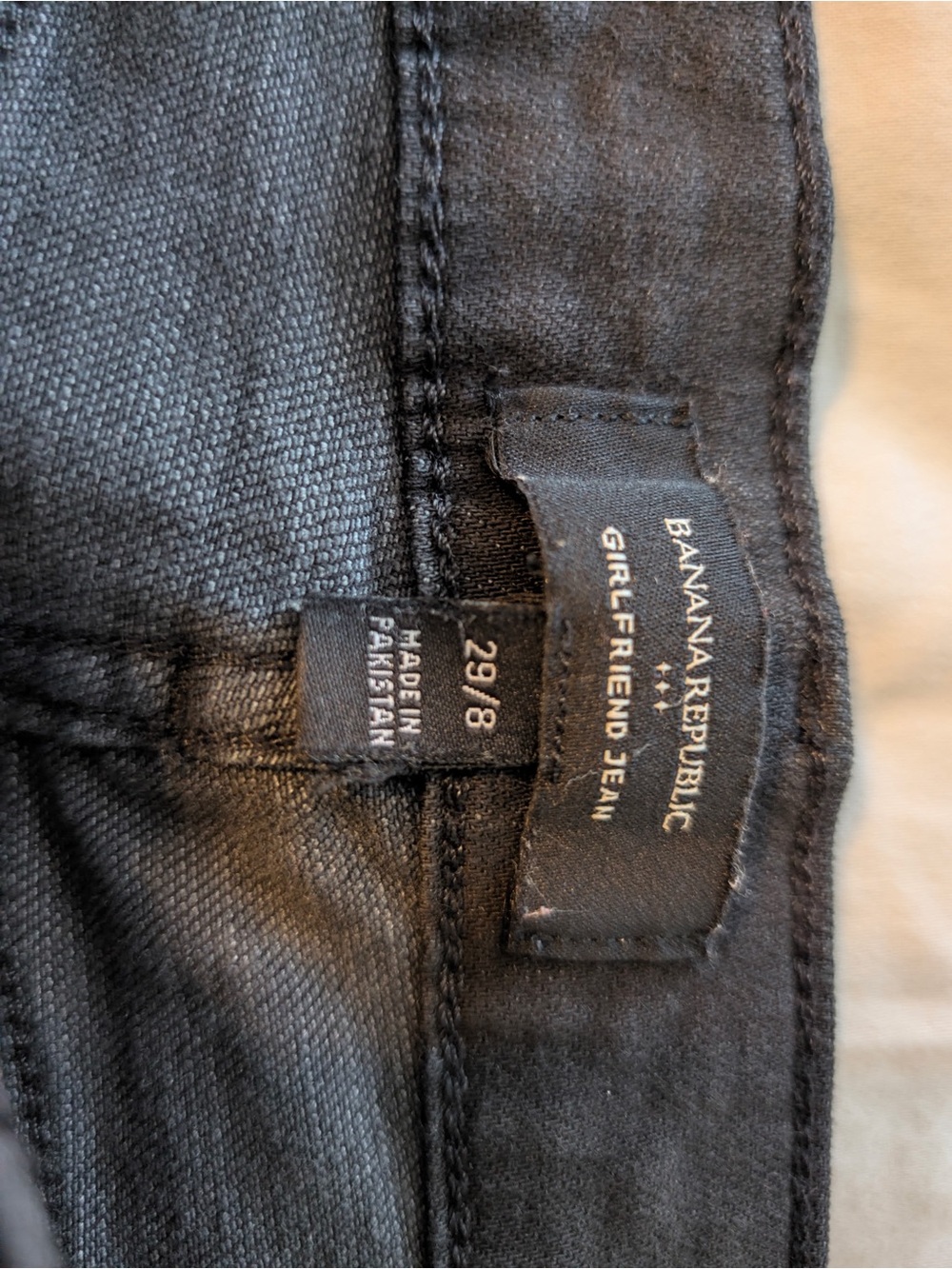Banana Republic Stretchy Women's Black Jeans - Classic Slim Fit - Picture 4 of 4